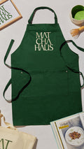 Matcha Haus Embroidered Apron