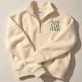 Essentials Cropped Quarterzip